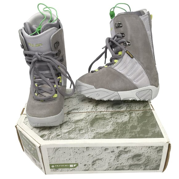 BRAND NEW Burton Ruler Snowboard Boots!  Size 6 or 6.5  Gray  Traditional Lace - Picture 1 of 1